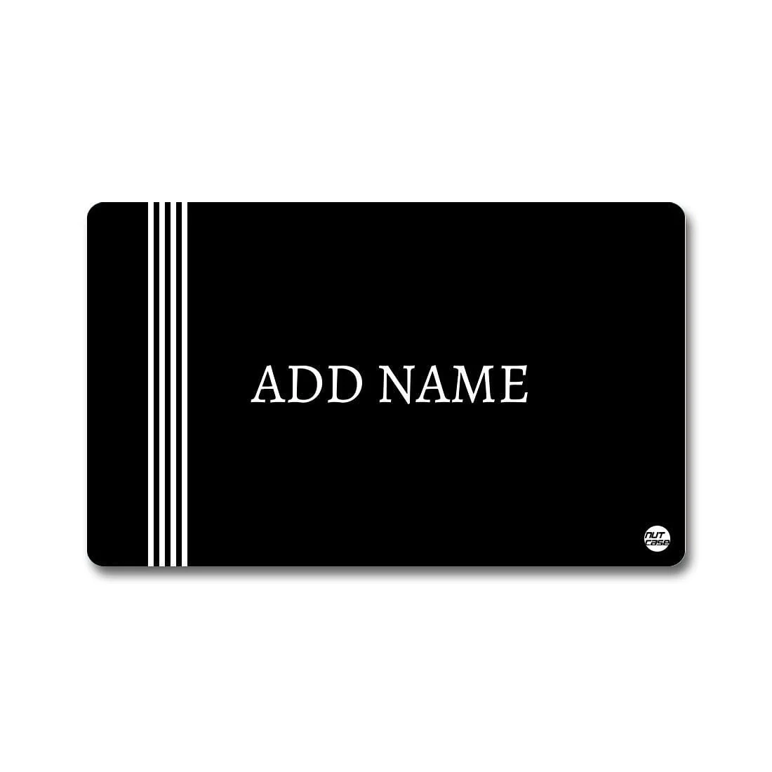 Custom Printed NFC Cards for Business -  Minimal Black ( For Android Phones Only)