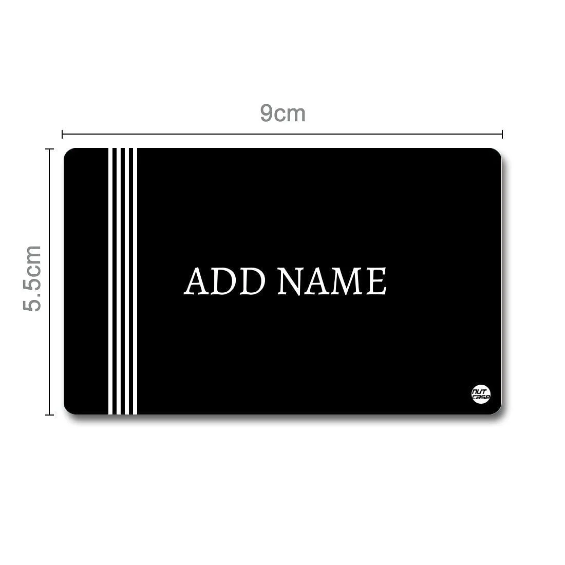Custom Printed NFC Cards for Business -  Minimal Black ( For Android Phones Only) - Image 4