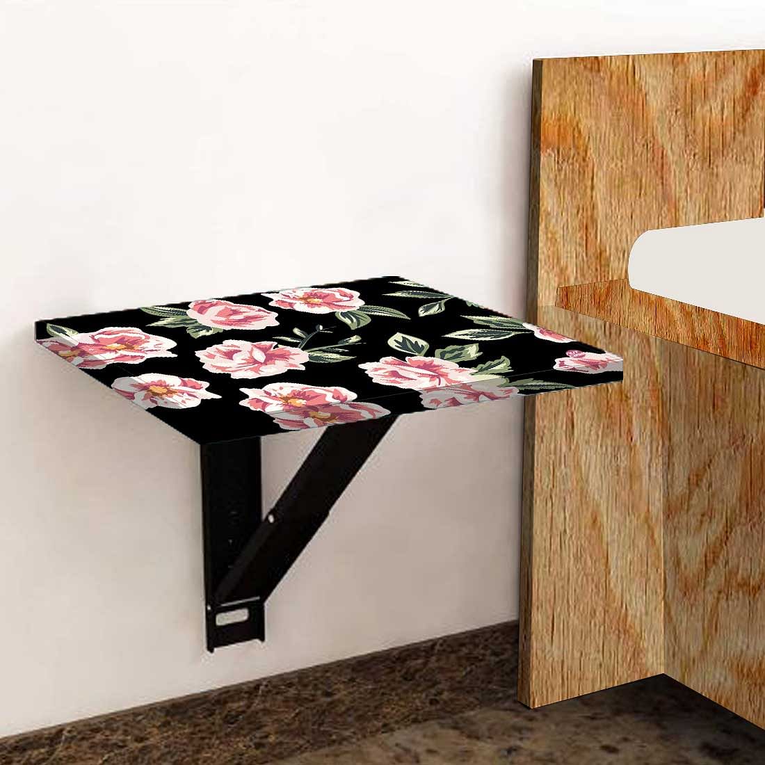 Bedside Table Foldable - Pink Rose
