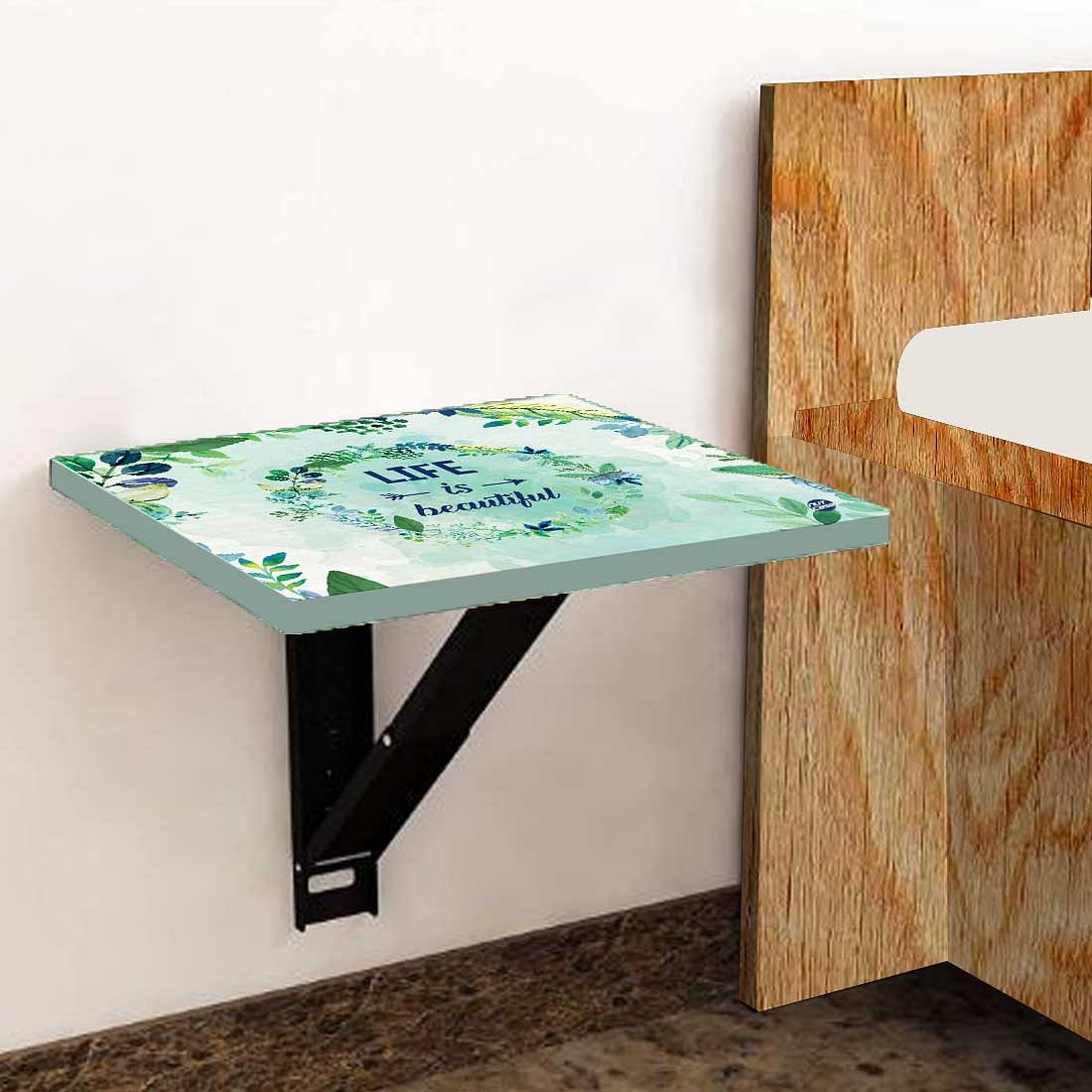 Bedside Table Folding Wall - Life is Beautiful