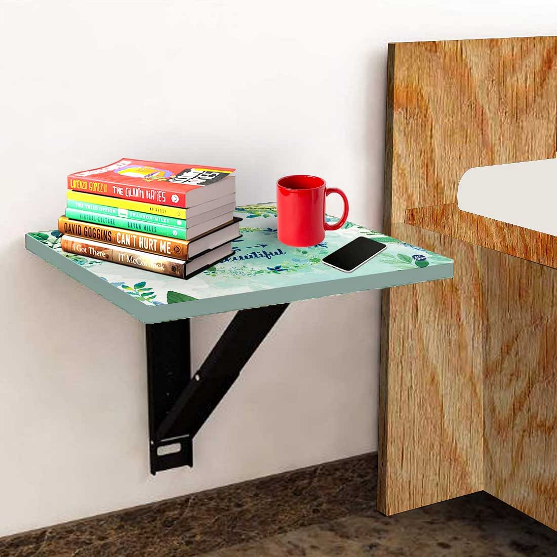 Bedside Table Folding Wall - Life is Beautiful - Image 3