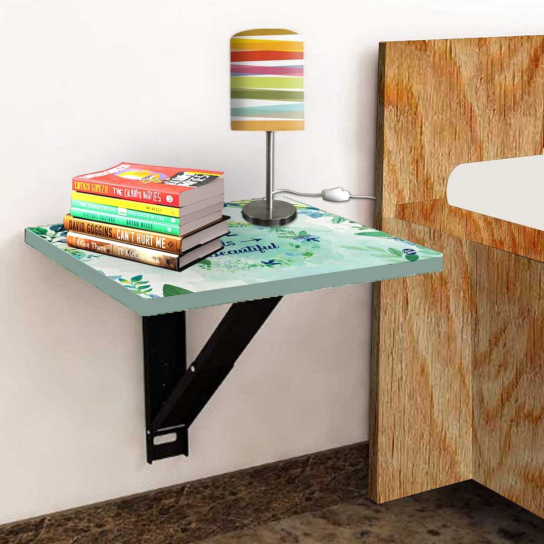 Bedside Table Folding Wall - Life is Beautiful - Image 4