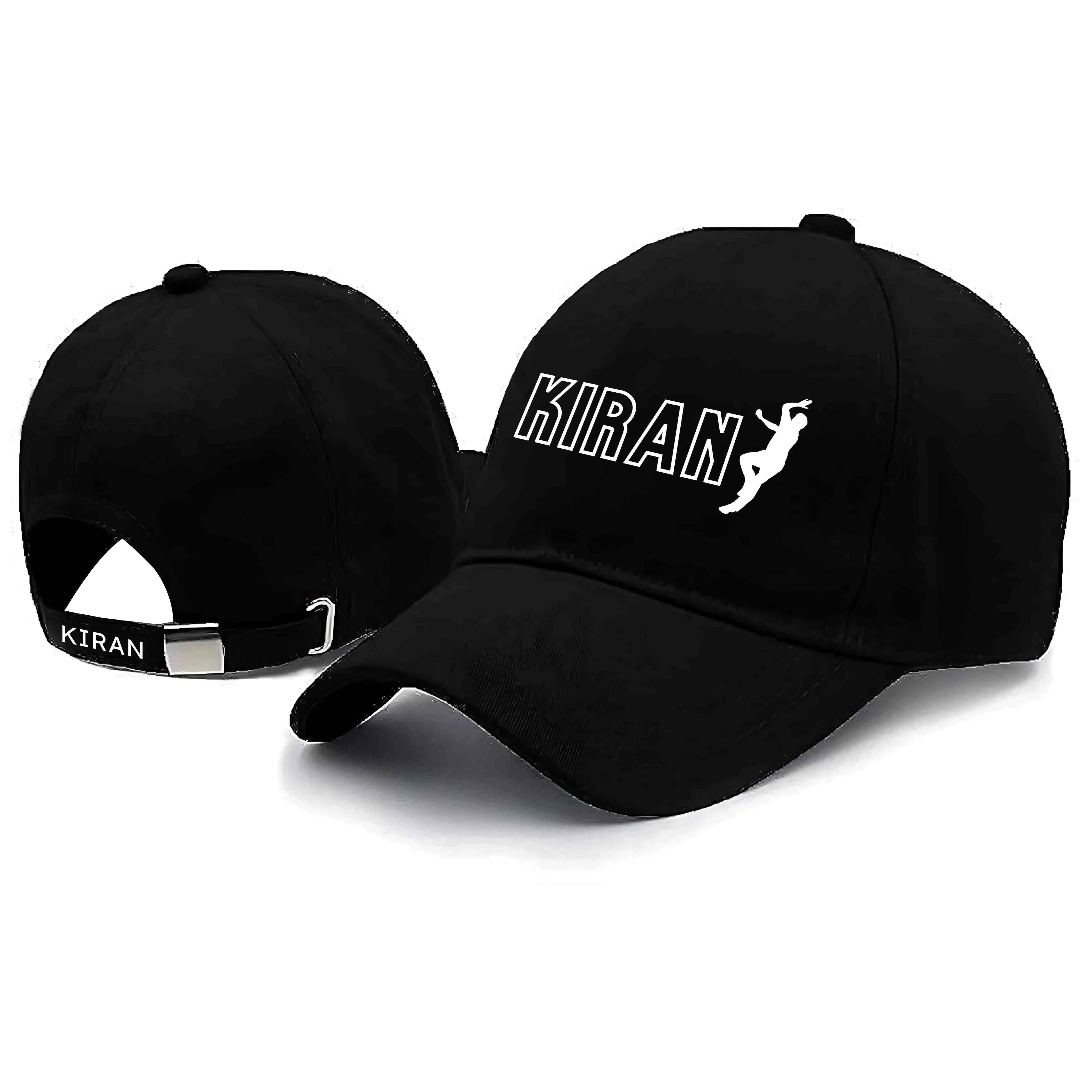 Nutcase Cap in Black - Customized Name On Black Cap - Cricket - Image 3