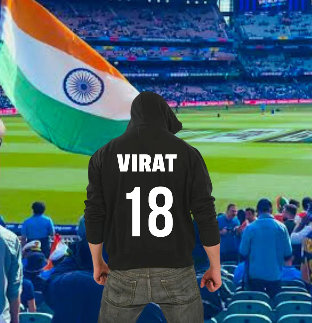 Cricketers Name Printed Hoodies For Fans-Cricket Fan Must Haves - Image 2