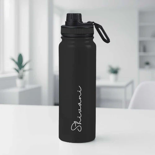 Nutcase Custom Bottle 800ml / 1000ml Double Insulated Water Bottle with Name - Keeps Water Hot/Cold for Hours
