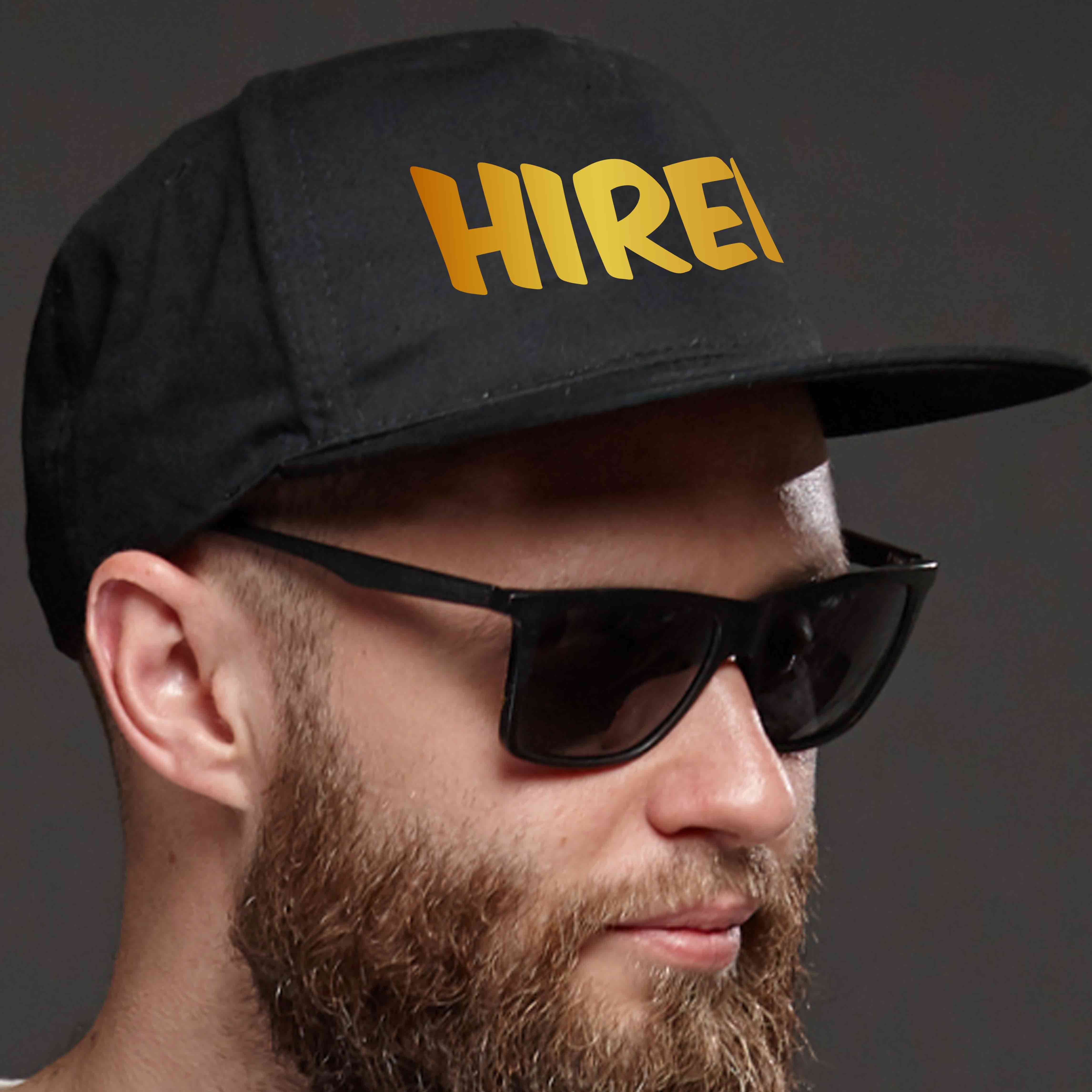Nutcase Custom Caps with Name - Black Cap - Image 4