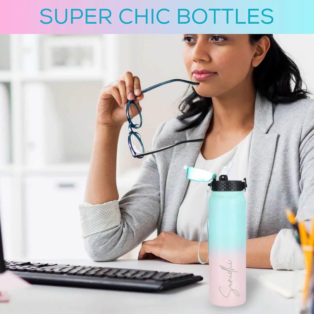 Nutcase Custom Double Insulated Water Bottle - 600ml Premium 304 Stainless Steel Sipper Bottle - Image 10