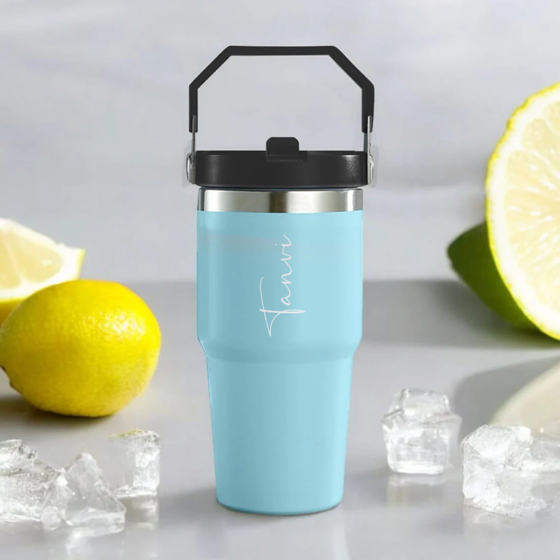 Nutcase Custom Insulated Water Bottles with Handle 600ml Tumbler
