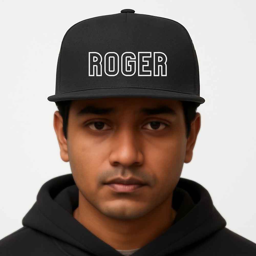 Nutcase Custom Swag Cap – Black Flat Brim Hip Hop Cap for Bold Street Style - Image 2