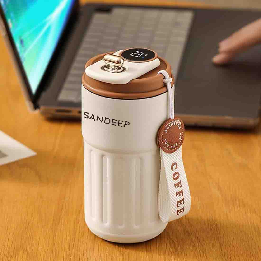 Nutcase Custom Travel Mug with Temperature Display-Made with 304 Stainless Steel-500ml - Image 2