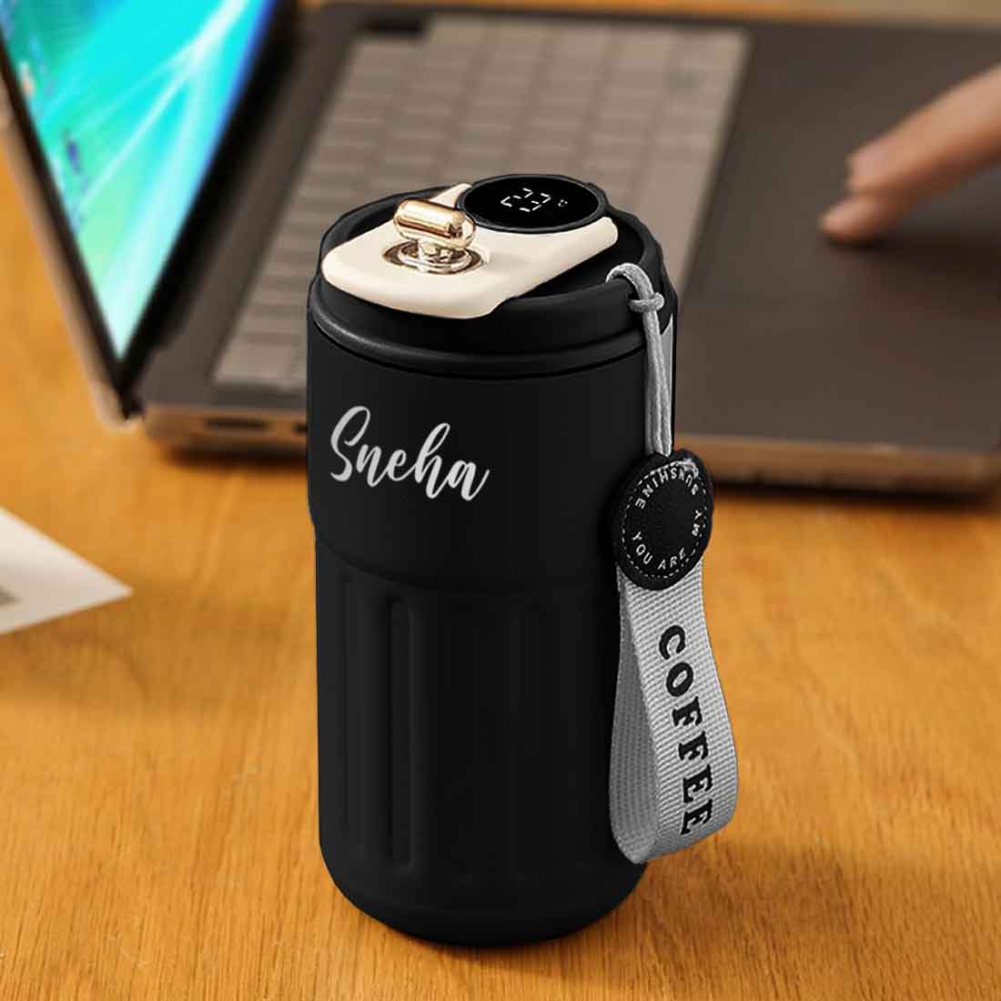 Nutcase Custom Tumbler Thermos with Temperature Display-Made with 304 Stainless Steel-500ml