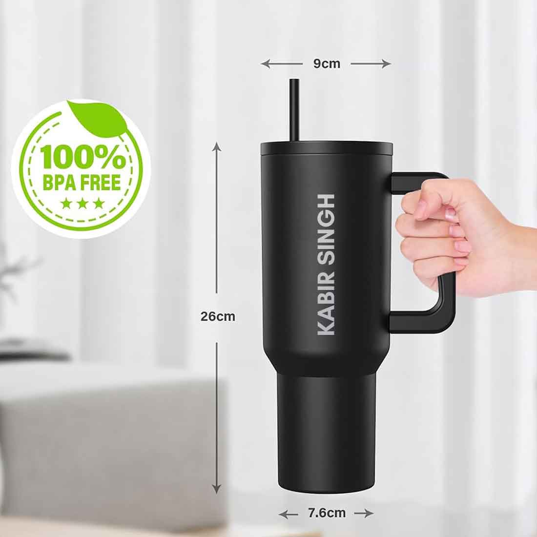 Nutcase Custom Tumbler with Straw and Lid - Large Travel Cups 1200ml - Image 10