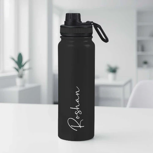 Nutcase Custom Water Bottles with Name 800ml Double Insulated Bottles - Keeps Water Hot/Cold for Hours
