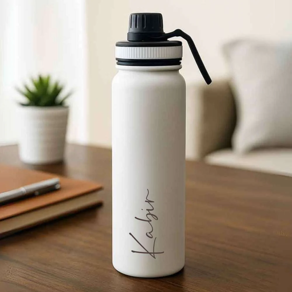 Nutcase Custom Water Bottles with Name 800ml Double Insulated Bottles - Keeps Water Hot/Cold for Hours - Image 5