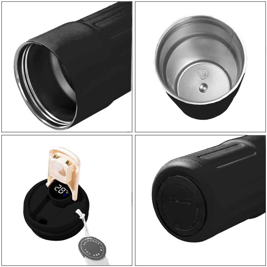 Nutcase Coffee Cup Temperature Display-500ml Insulated Coffee Flask Made with 304 Stainless Steel - Image 17