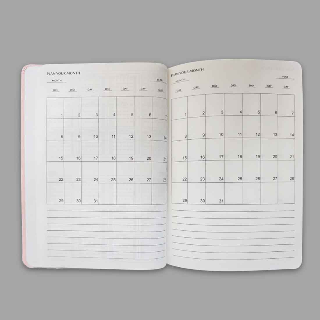 Customized Diary with Name A5 Size with Premium Hard Cover, Calendar & Planner - Image 33