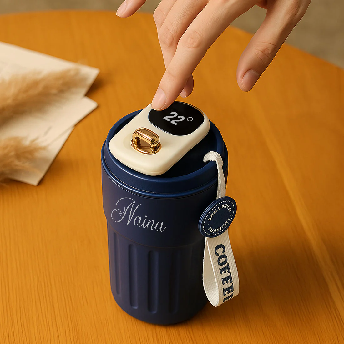 Nutcase Customized Insulated Coffee Mug - 500ml with Temperature Display | Made from 304 Stainless Steel - Image 19
