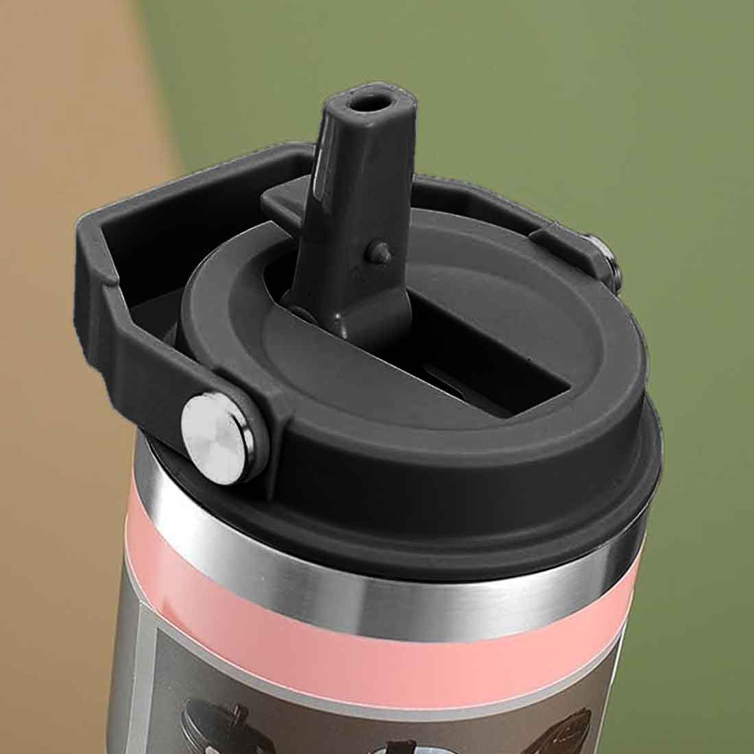 Nutcase Customized Sipper Bottle with Handle 600ml-Double Insulated Tumbler - Image 3