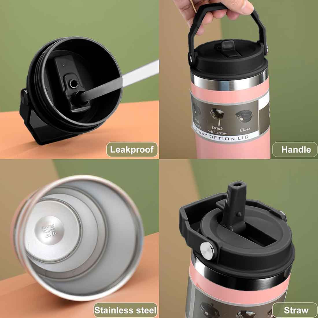 Nutcase Customized Sipper Bottle with Handle 600ml-Tumbler - Image 6