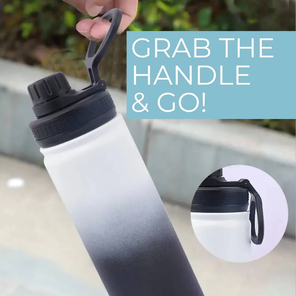 Nutcase Customized Water Bottle with Name 800ml Double Insulated Stainless Steel Bottles - Keeps Water Hot/Cold for Hours - Image 11