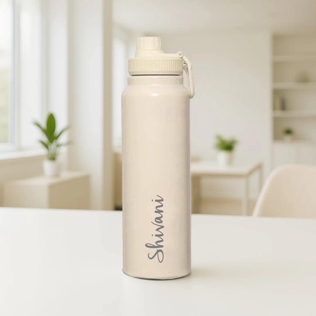 Nutcase Customized Water Bottle with Name 800ml Double Insulated Stainless Steel Bottles - Keeps Water Hot/Cold for Hours - Image 20