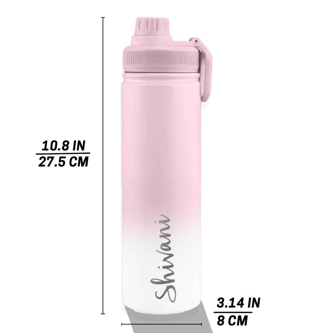 Nutcase Customized Water Bottle with Name 800ml Double Insulated Stainless Steel Bottles - Keeps Water Hot/Cold for Hours - Image 24