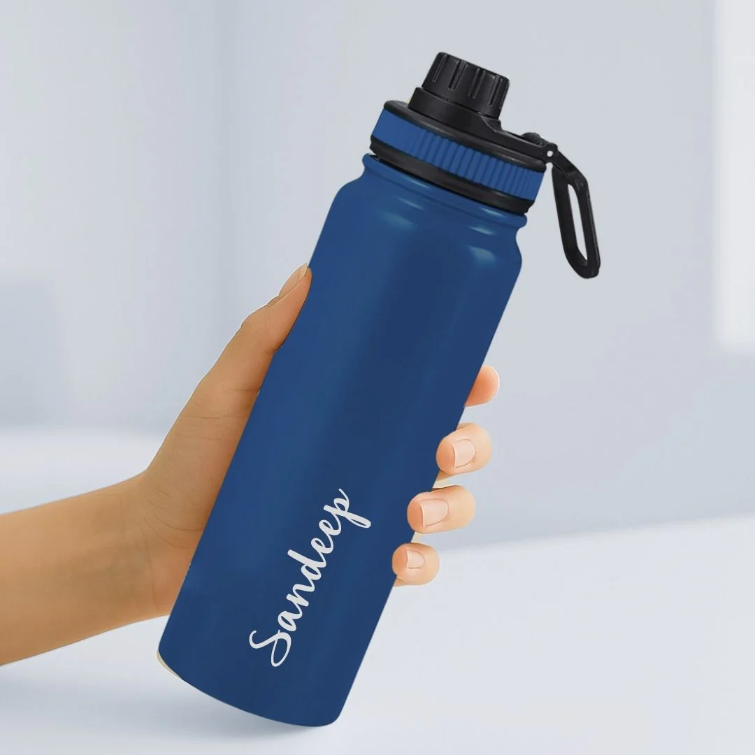 Nutcase Customized Water Bottle with Name 800ml Double Insulated Stainless Steel Bottles - Keeps Water Hot/Cold for Hours - Image 30