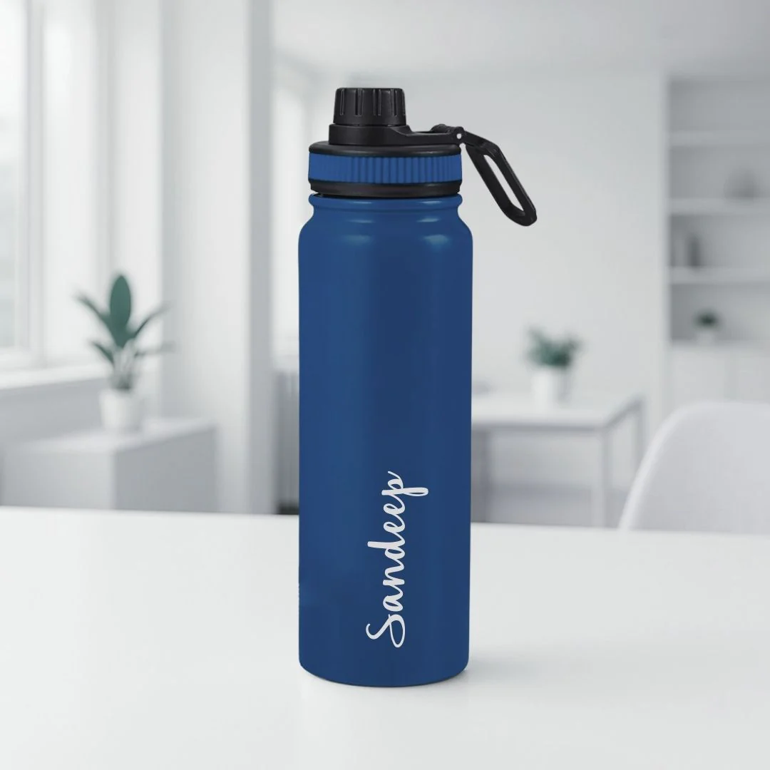 Nutcase Customized Water Bottle with Name 800ml Double Insulated Stainless Steel Bottles - Keeps Water Hot/Cold for Hours - Image 36