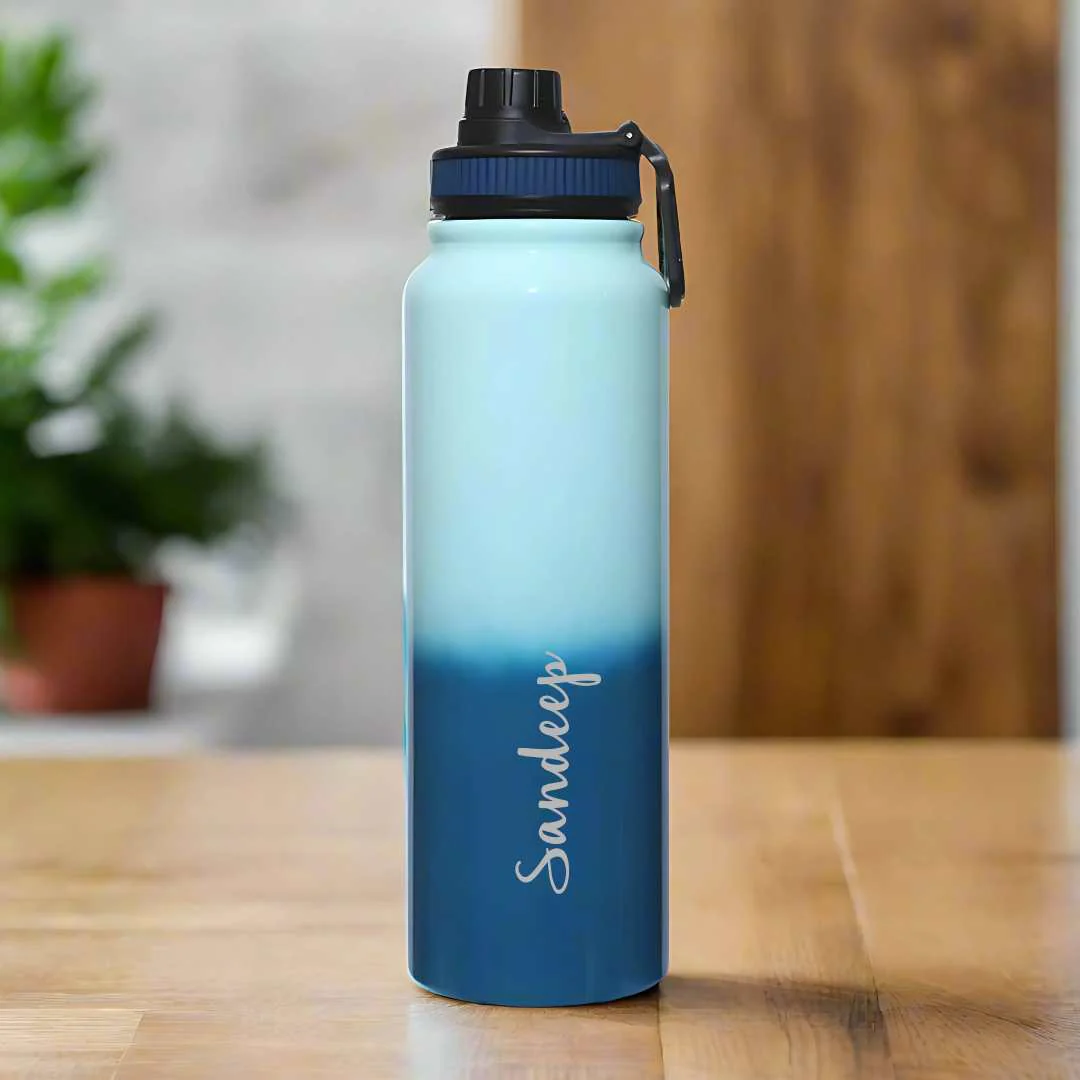 Nutcase Customized Water Bottle with Name 800ml Double Insulated Stainless Steel Bottles - Keeps Water Hot/Cold for Hours - Image 4