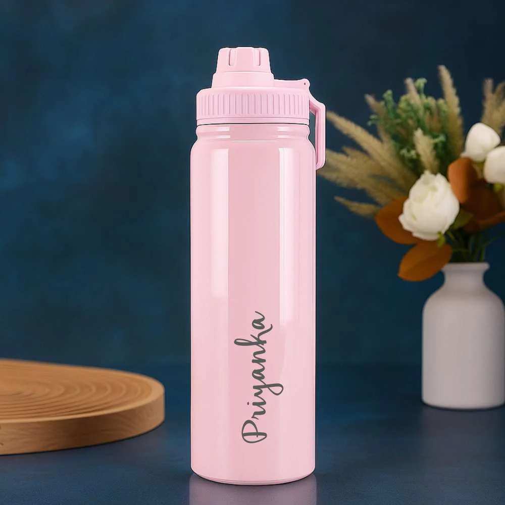 Nutcase Customized Water Bottle with Name 800ml Double Insulated Stainless Steel Bottles - Keeps Water Hot/Cold for Hours - Image 5