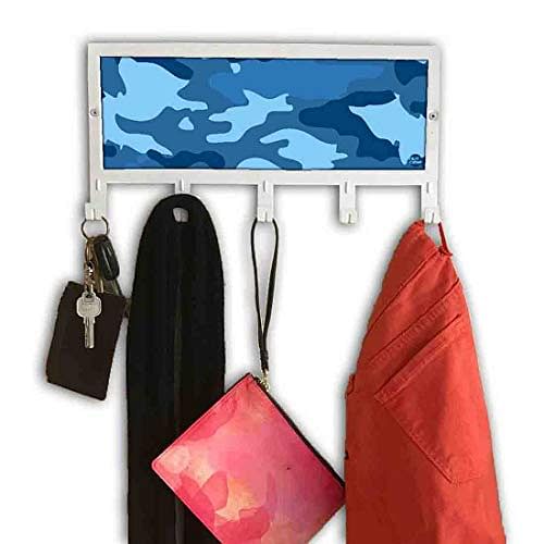Nutcase Designer Cloth and Bath Robe Towel Hooks Door Wall Hanger Holder Rack for Hanging Clothes Bags 15x 7.5 -Made in India - Image 2