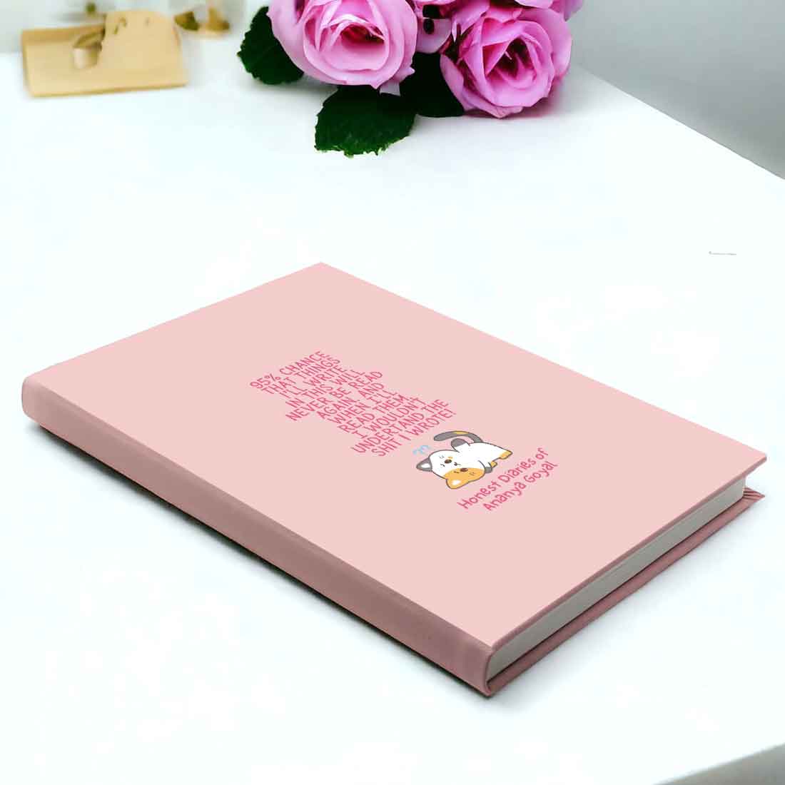 Nutcase Diary Personalized with Name - A5 Size Hard Cover Diaries with Calendar & Planner - Image 5