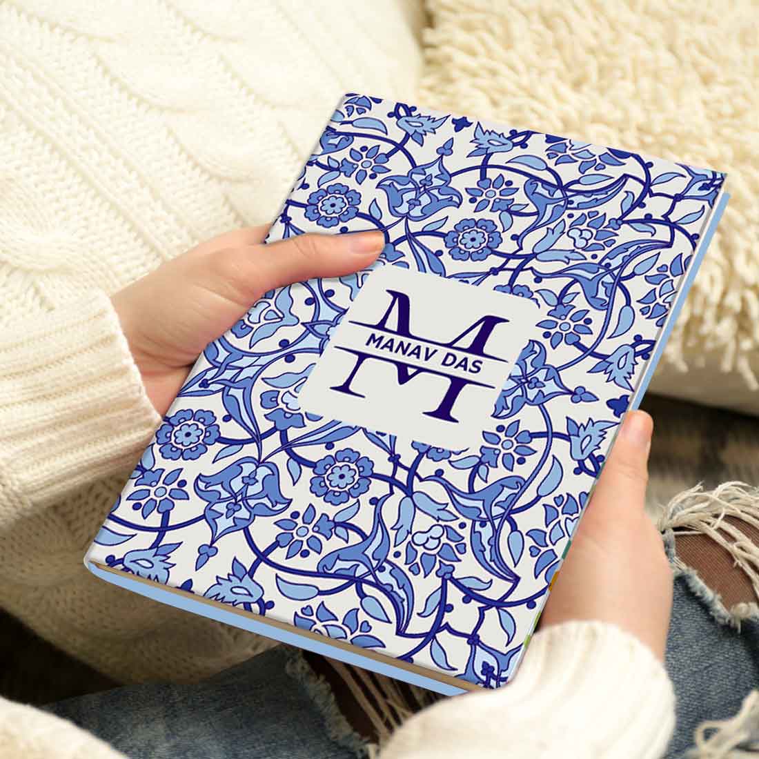 Nutcase Diary Personalized with Name, Initial - A5 Size Hard Cover Diaries with Calendar & Planner - Image 2