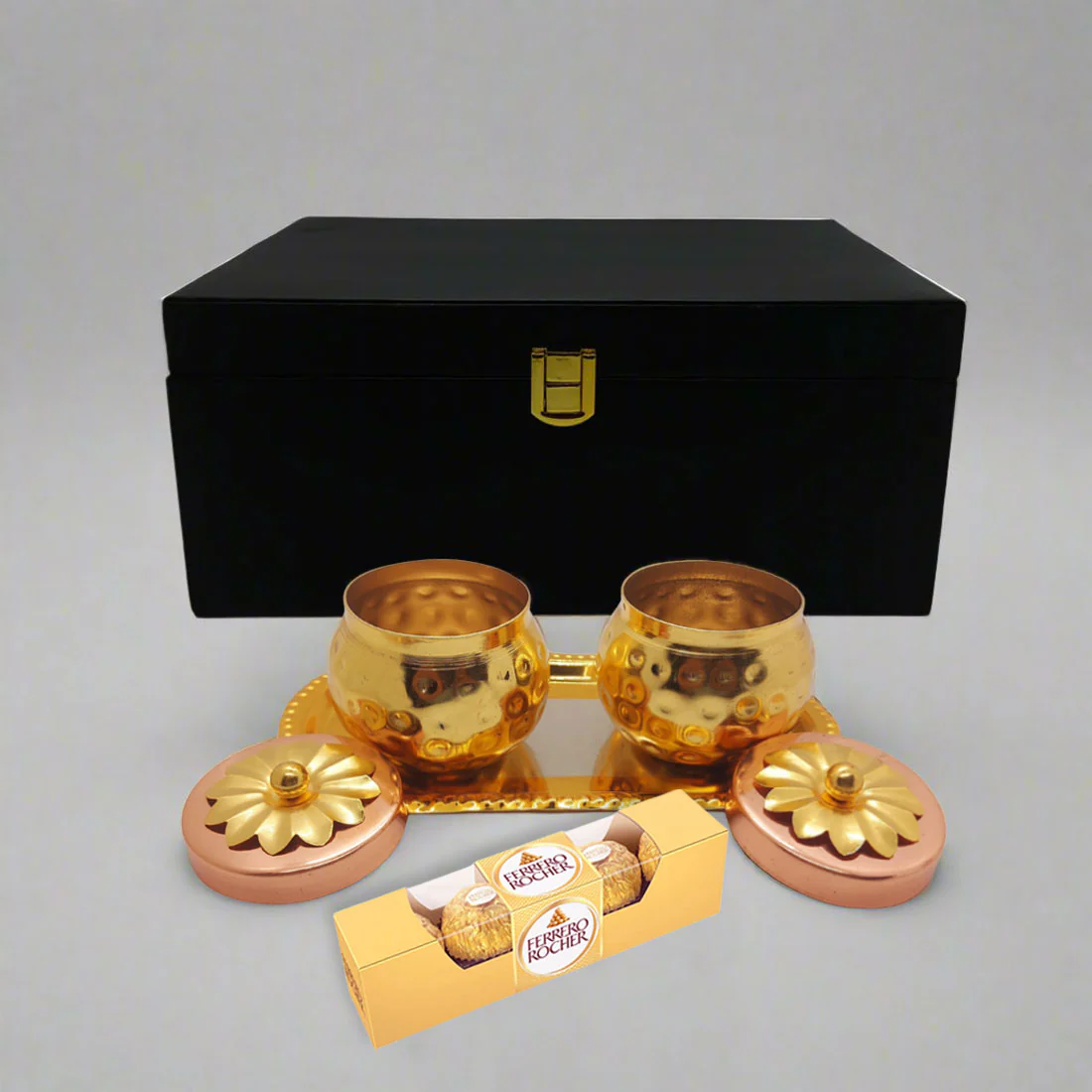Nutcase Diwali Gift Set with Copper-Finished Jars and Premium Gifts Options - Image 10