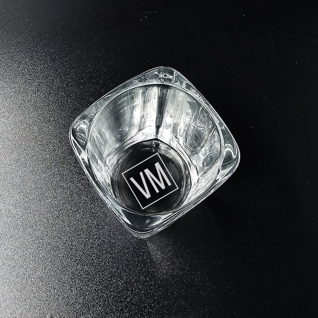 Nutcase Engraved Shot Glasses with Initial - Image 2