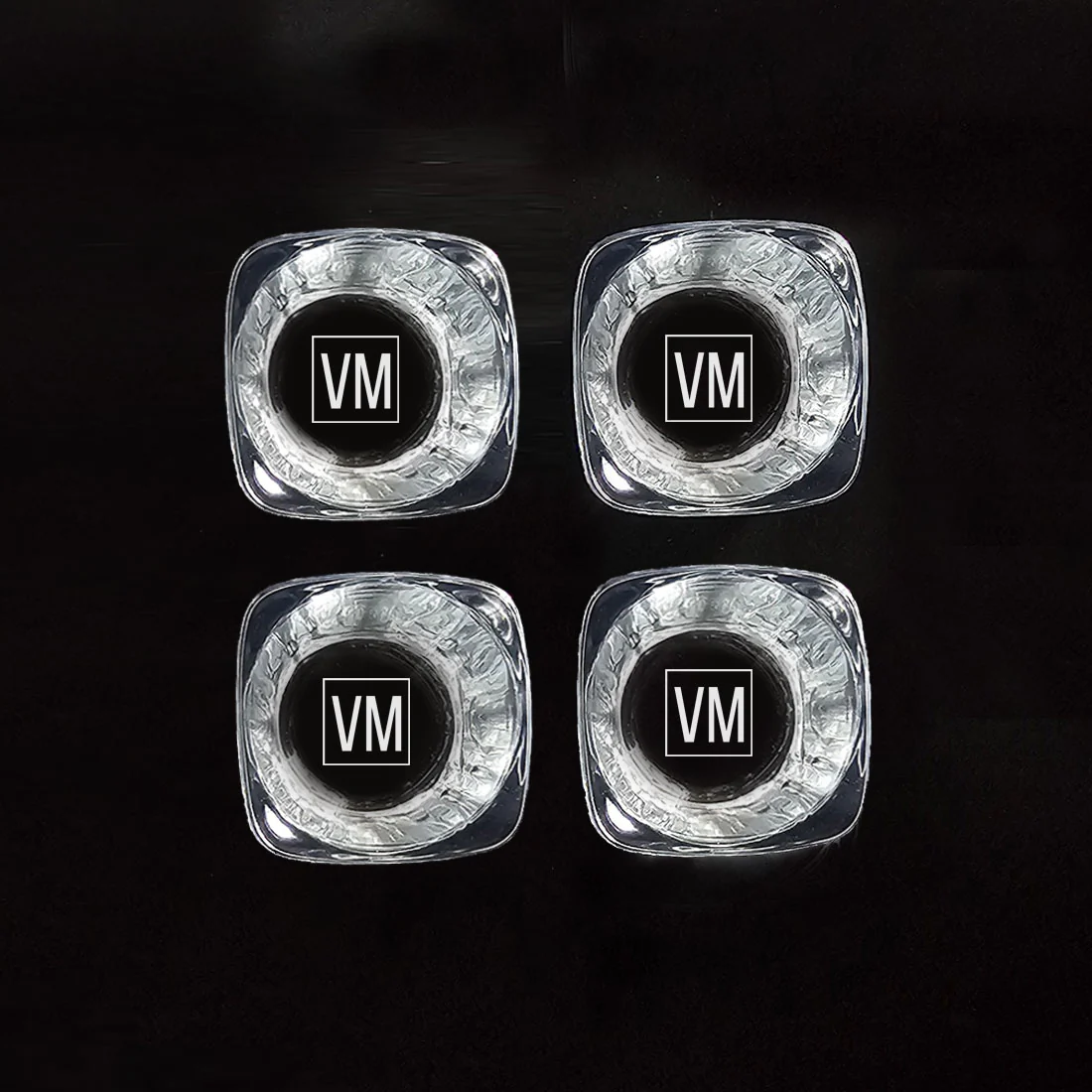 Nutcase Engraved Shot Glasses with Initial - Image 3