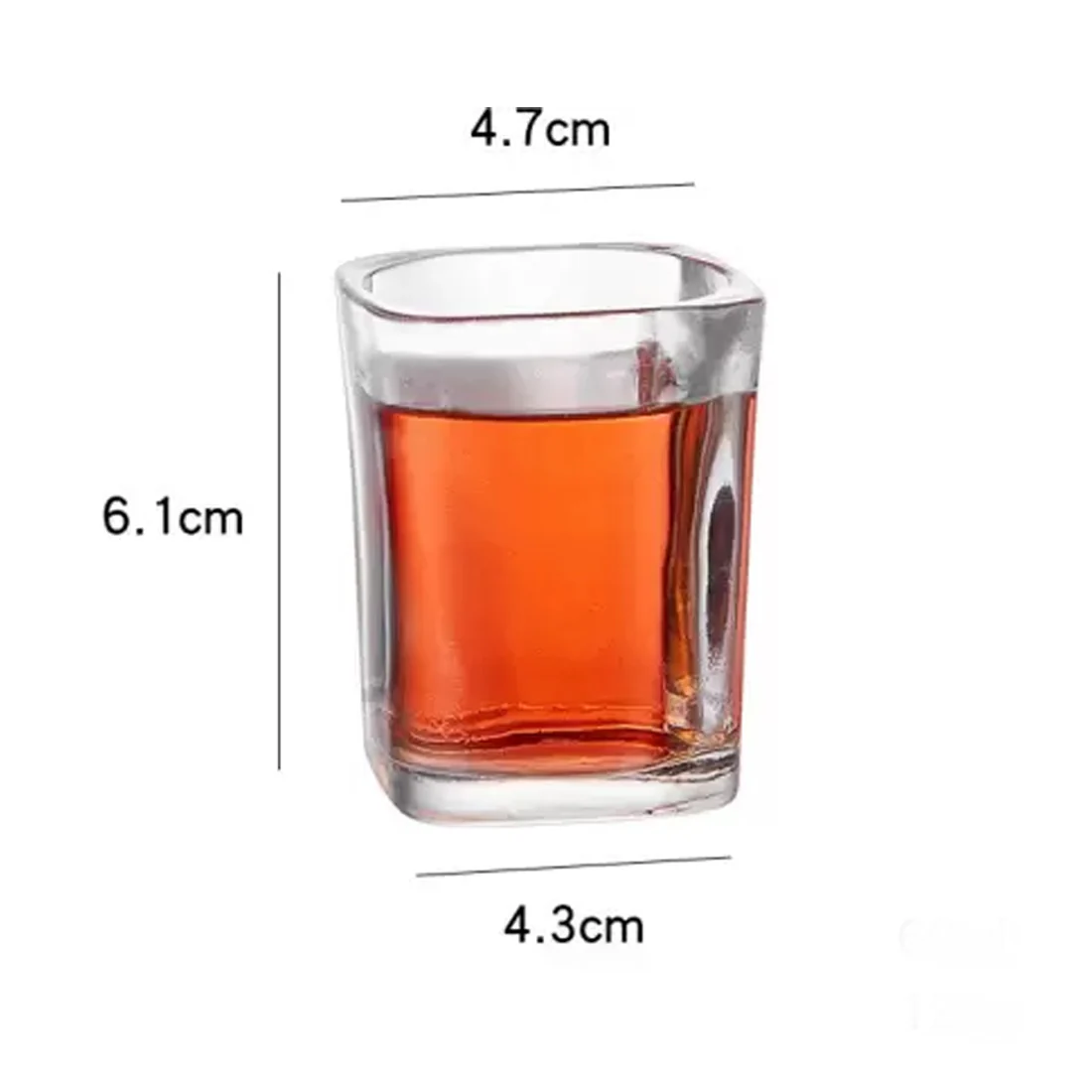 Nutcase Engraved Shot Glasses with Initial - Image 7