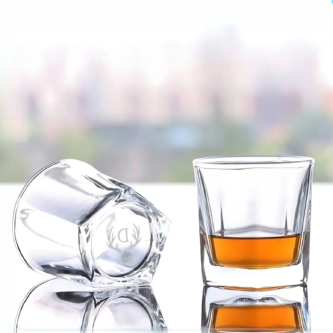 Nutcase Engraved Shot Glasses with Initial - Image 9
