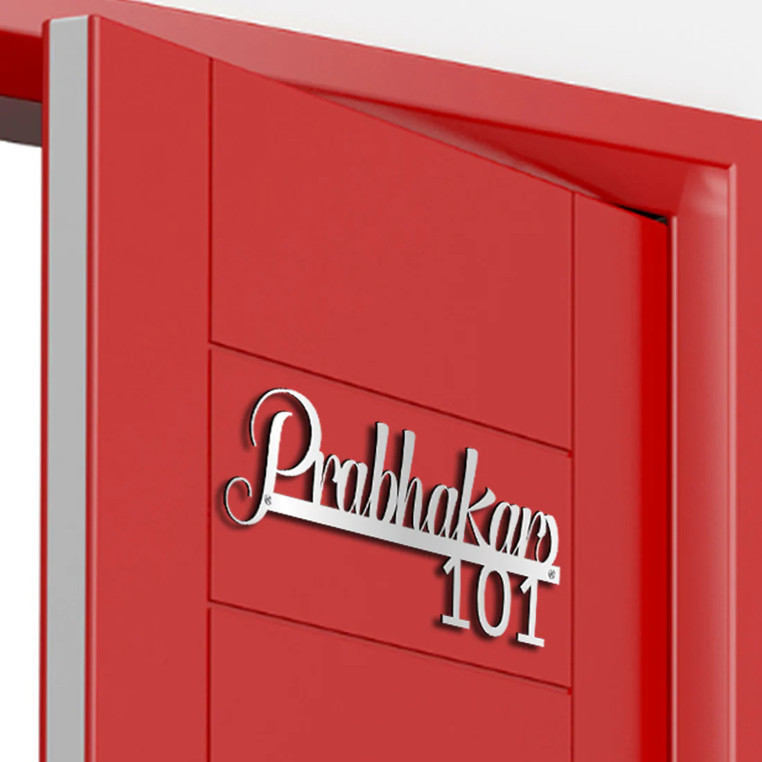 Nutcase Laser Cut Name Plate - Stainless Steel Cut Out Nameplate for Home - Image 7