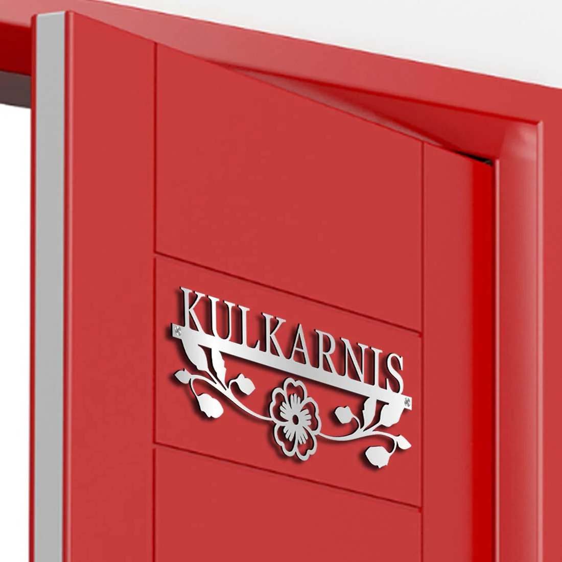 Nutcase Laser Cutting Stainless Steel Name Plate - Cutout Metal Name Board for Home - Image 6