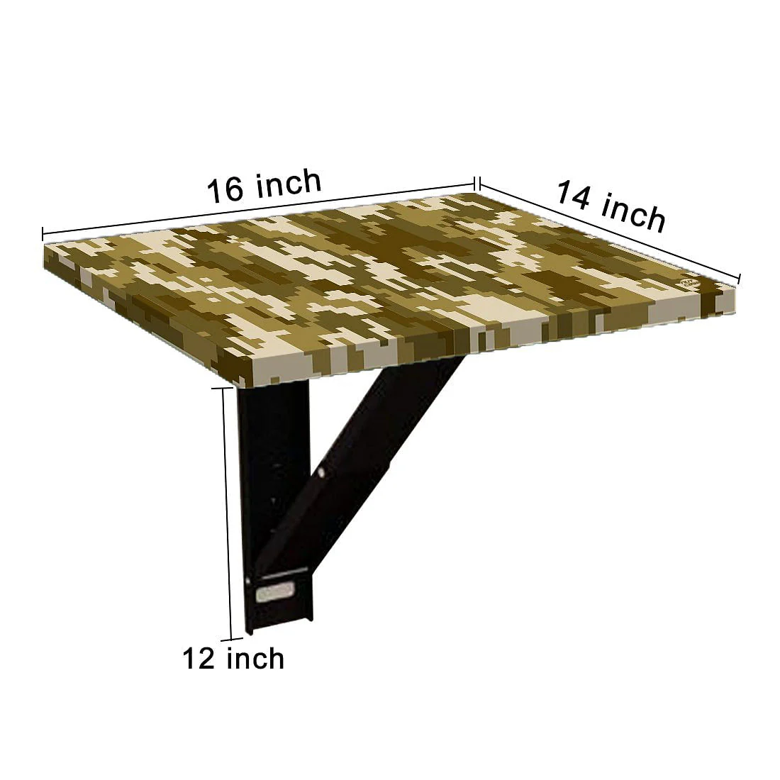 Set Top Box Stand Wall Mount - 8 Bit Camouflage Desert Storm - Image 9