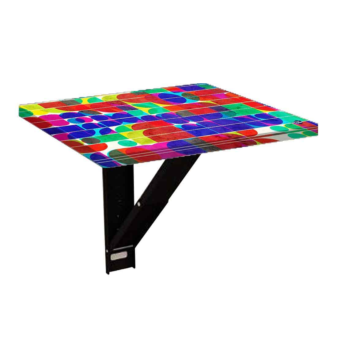 Folding Wall Mount Bedside Table - Beautiful Pattern - Image 6