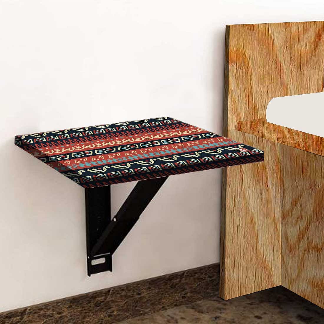 Wall Mounted Folding Bedside Table - Mexican Design