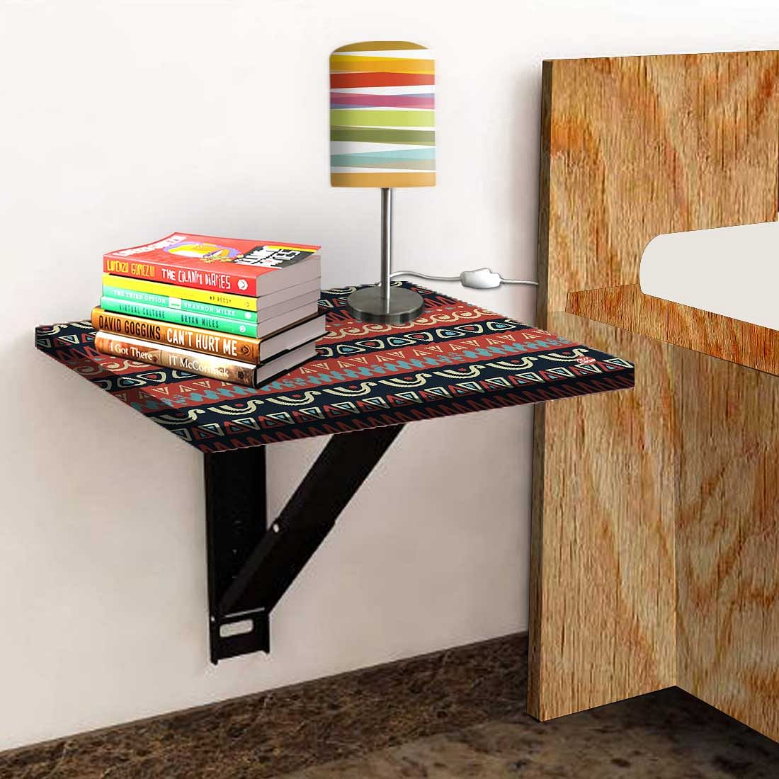 Wall Mounted Folding Bedside Table - Mexican Design - Image 4
