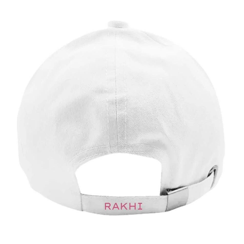 Nutcase Name on Cap - Customized White Cap - Image 4