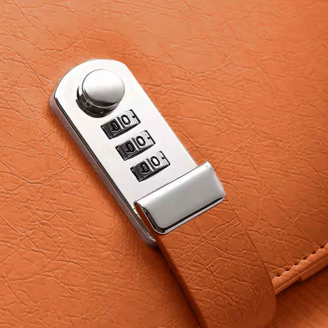 Nutcase Personal Diary with Lock-Combination Lock Faux Leather Diary - Image 5