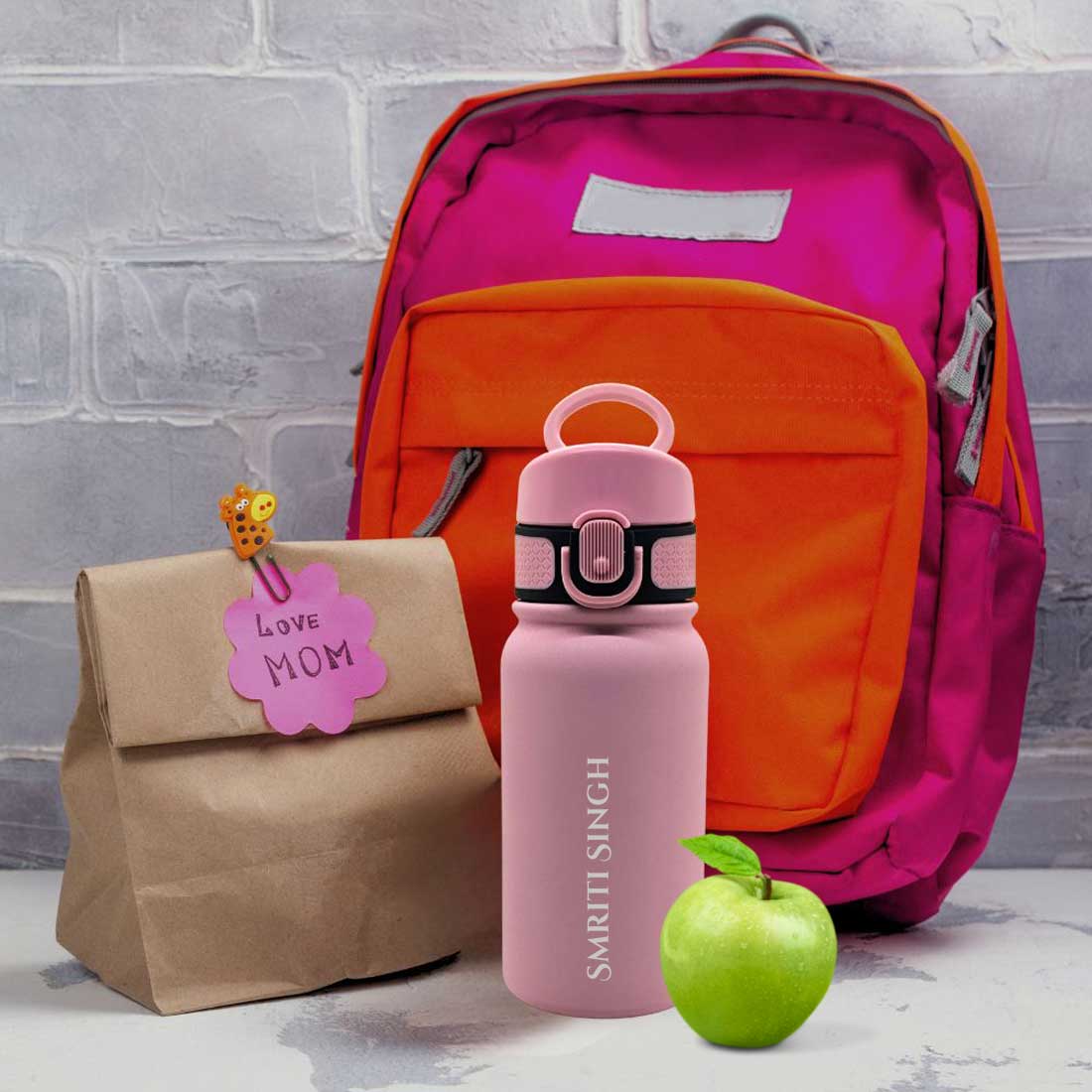 Nutcase Personalised Childs Water Bottle with Straw – BPA-Free, Insulated Bottle with Spill-Proof Design - Image 11