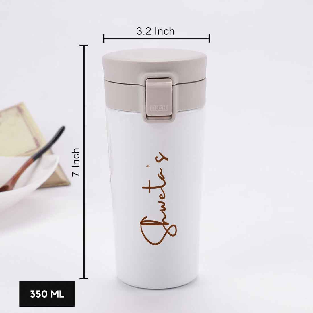 Nutcase Personalised Coffee Tumbler 380ml BPA Free Insulated Coffee Flask - Image 5