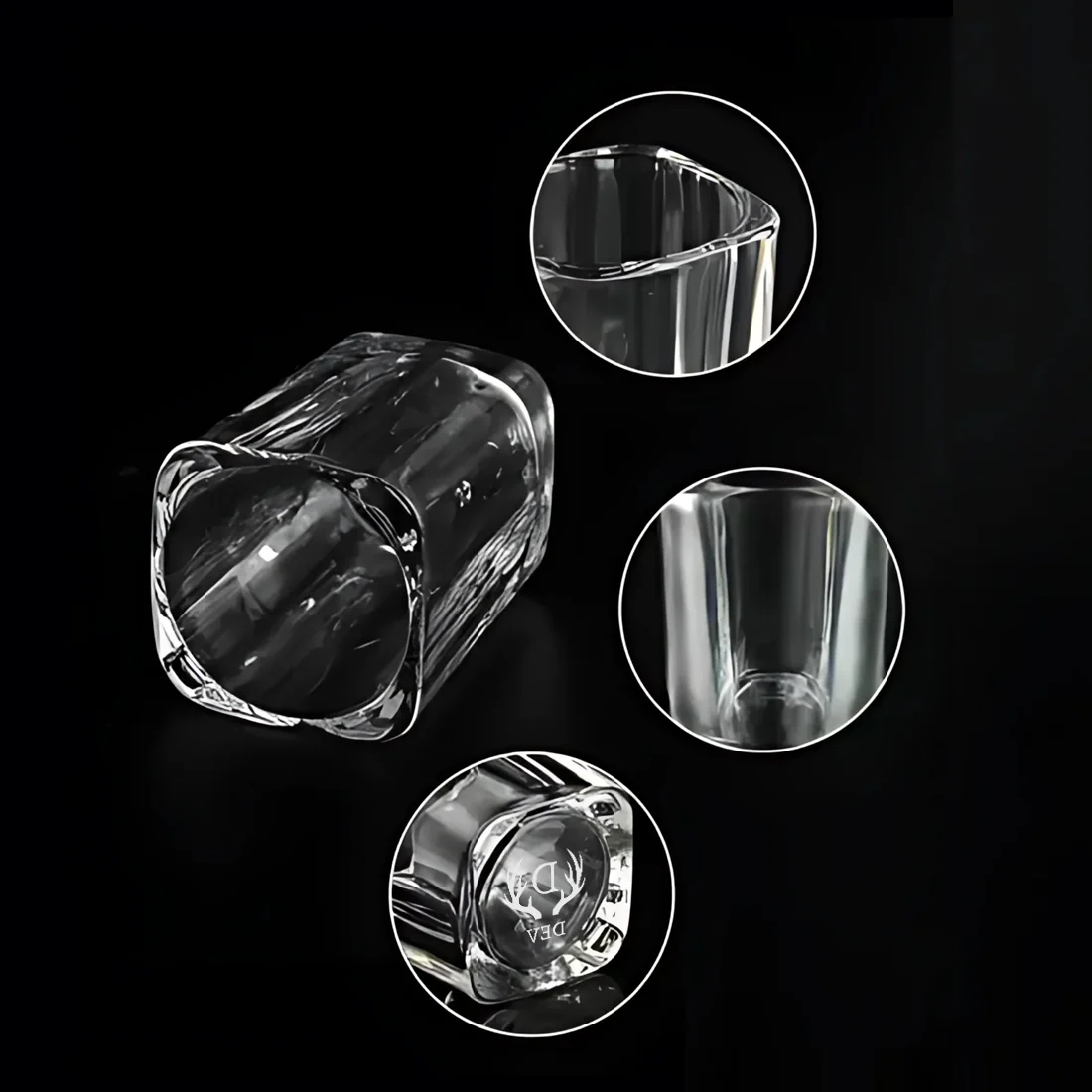 Nutcase Personalised Shot Glasses Engraved Initial - Image 7