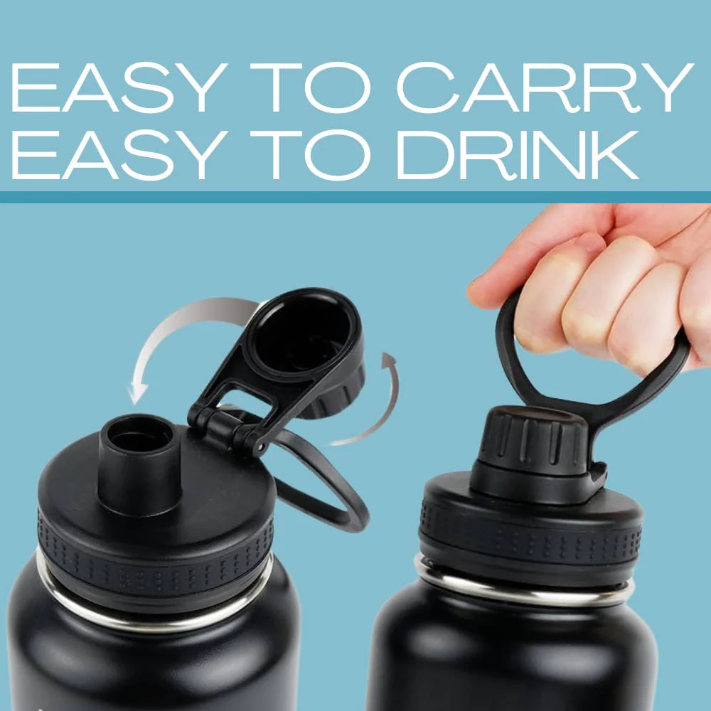 Nutcase Personalised Water Bottle 800ml Double Insulated Bottles with Name - Keeps Water Hot/Cold for Hours - Image 14